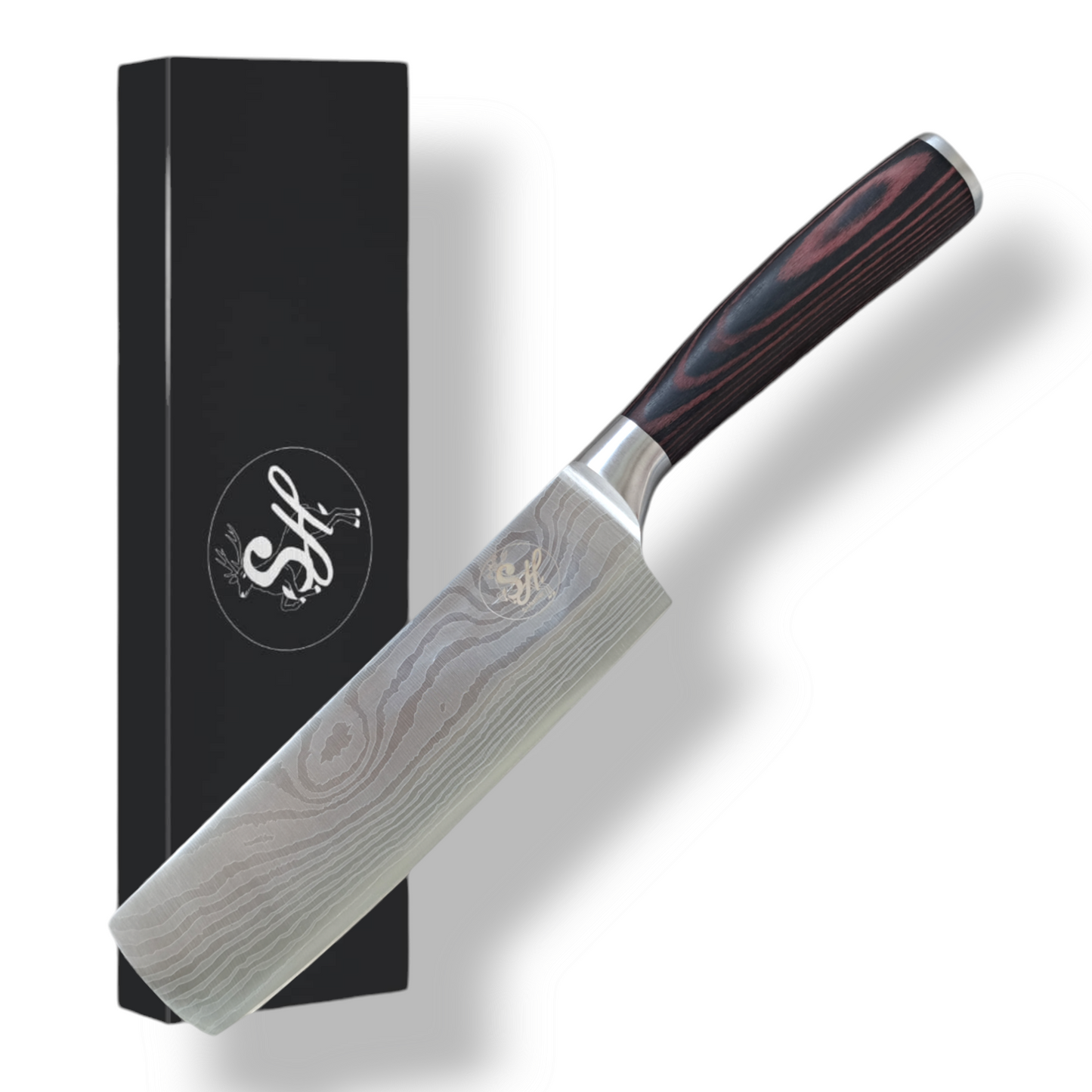 Messer Klinge 17 cm Narikimesser Hackmesser Kochmesser Chefmesser S-Hunter Serie by S-HubOla