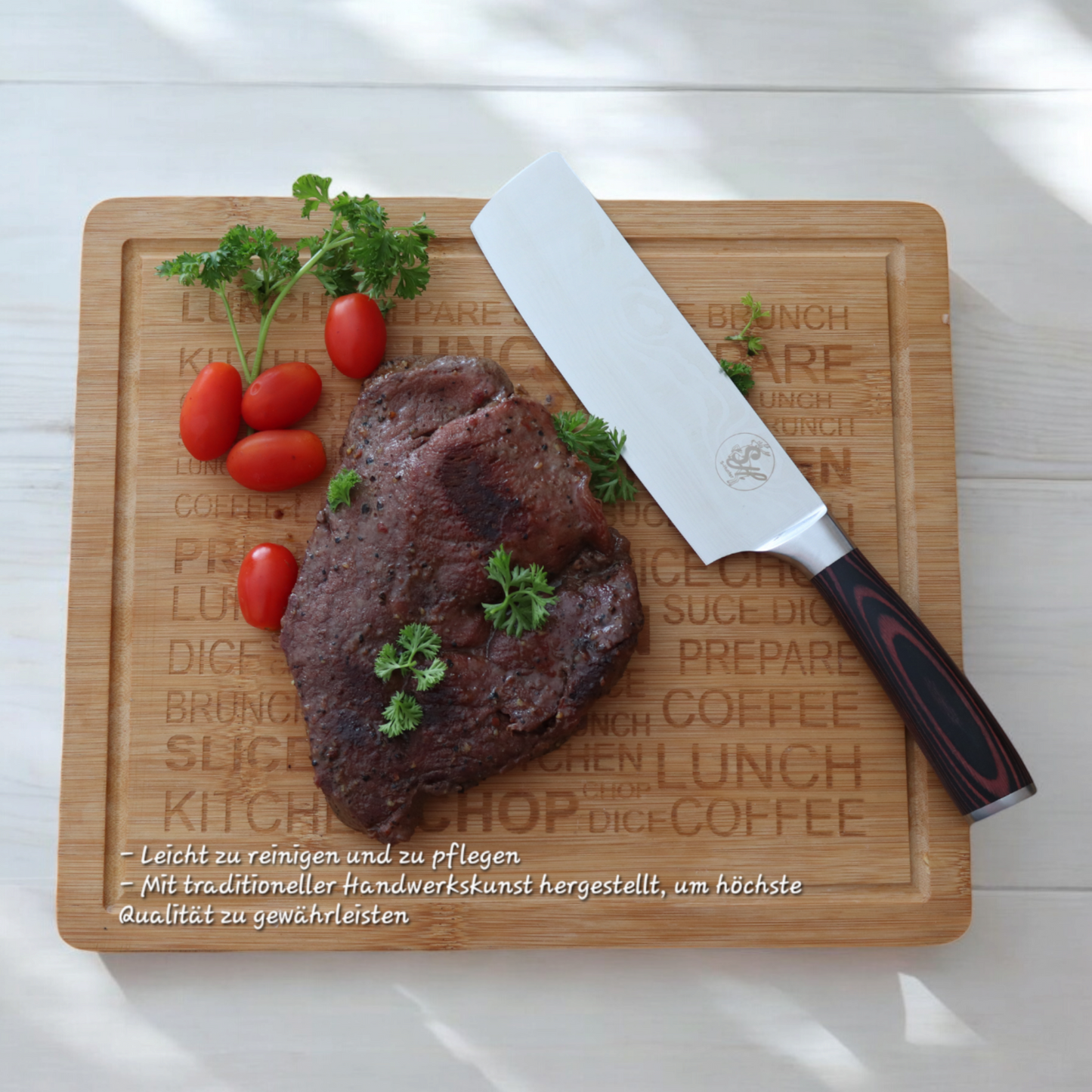 Messer Klinge 17 cm Narikimesser Hackmesser Kochmesser Chefmesser S-Hunter Serie by S-HubOla