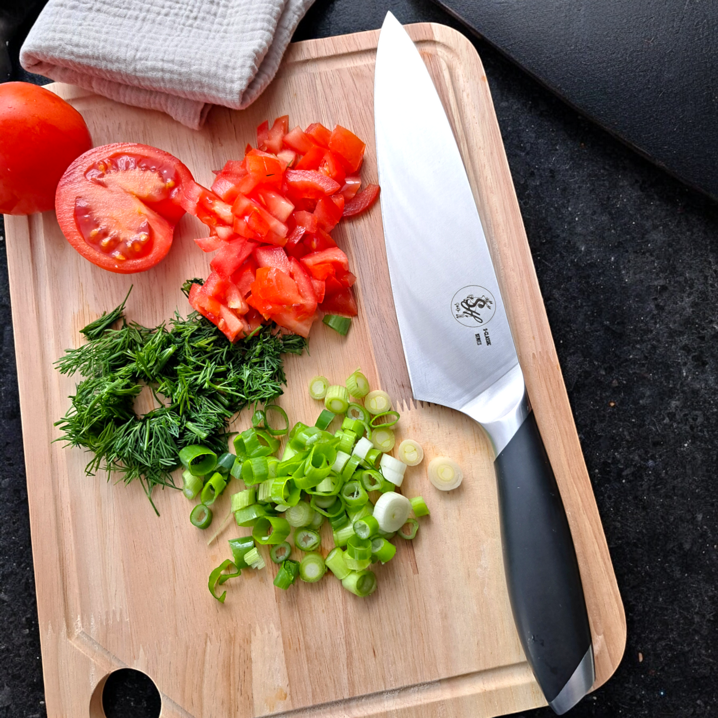 Kochmesser S-Classic Serie by S-HubOla, Profi Küchenmesser Messer, Chefmesser, Allzweckmesser