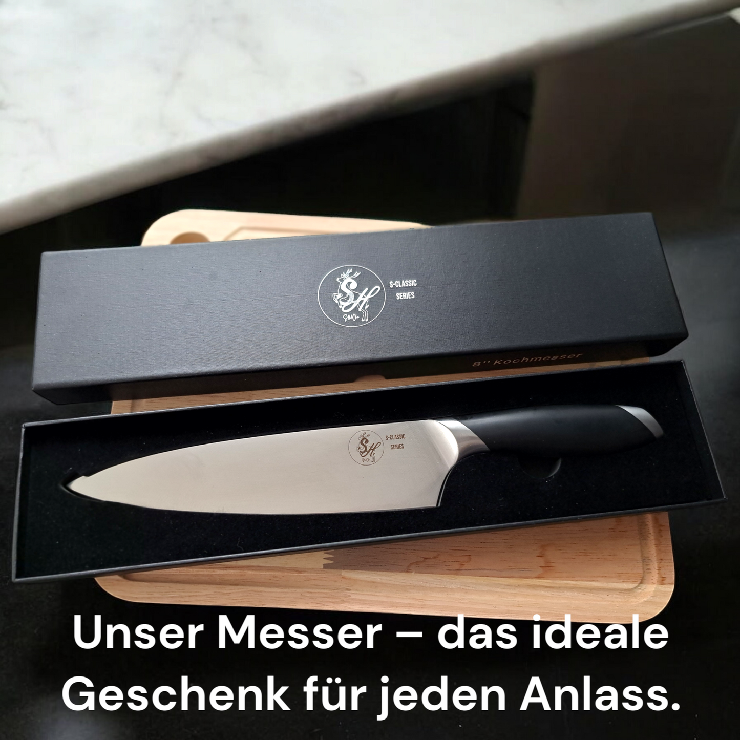 Kochmesser S-Classic Serie by S-HubOla, Profi Küchenmesser Messer, Chefmesser, Allzweckmesser