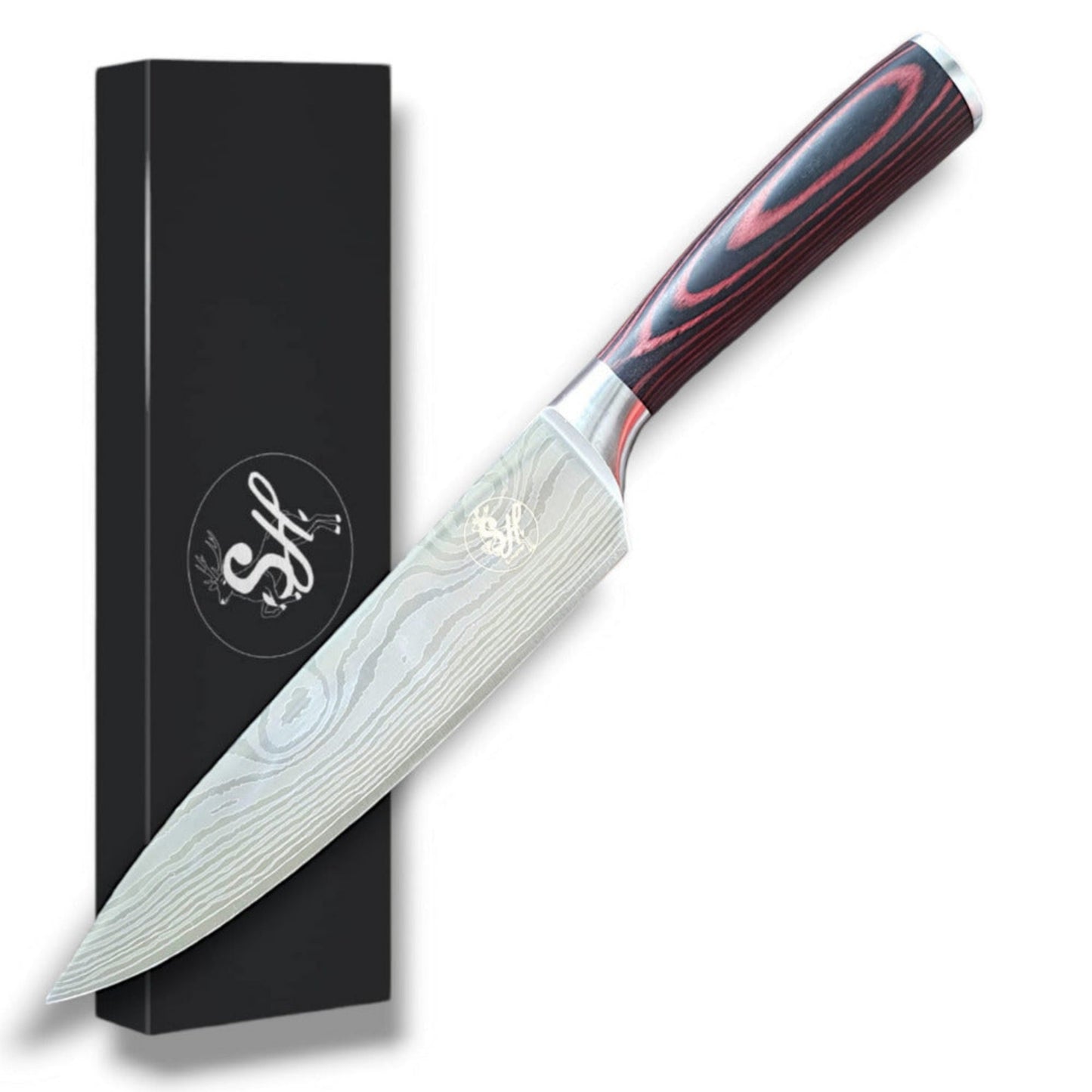 Kochmesser S-Hunter Serie by S-HubOla, Profi Küchenmesser, Messer, Chefmesser ,Allzweckmesser