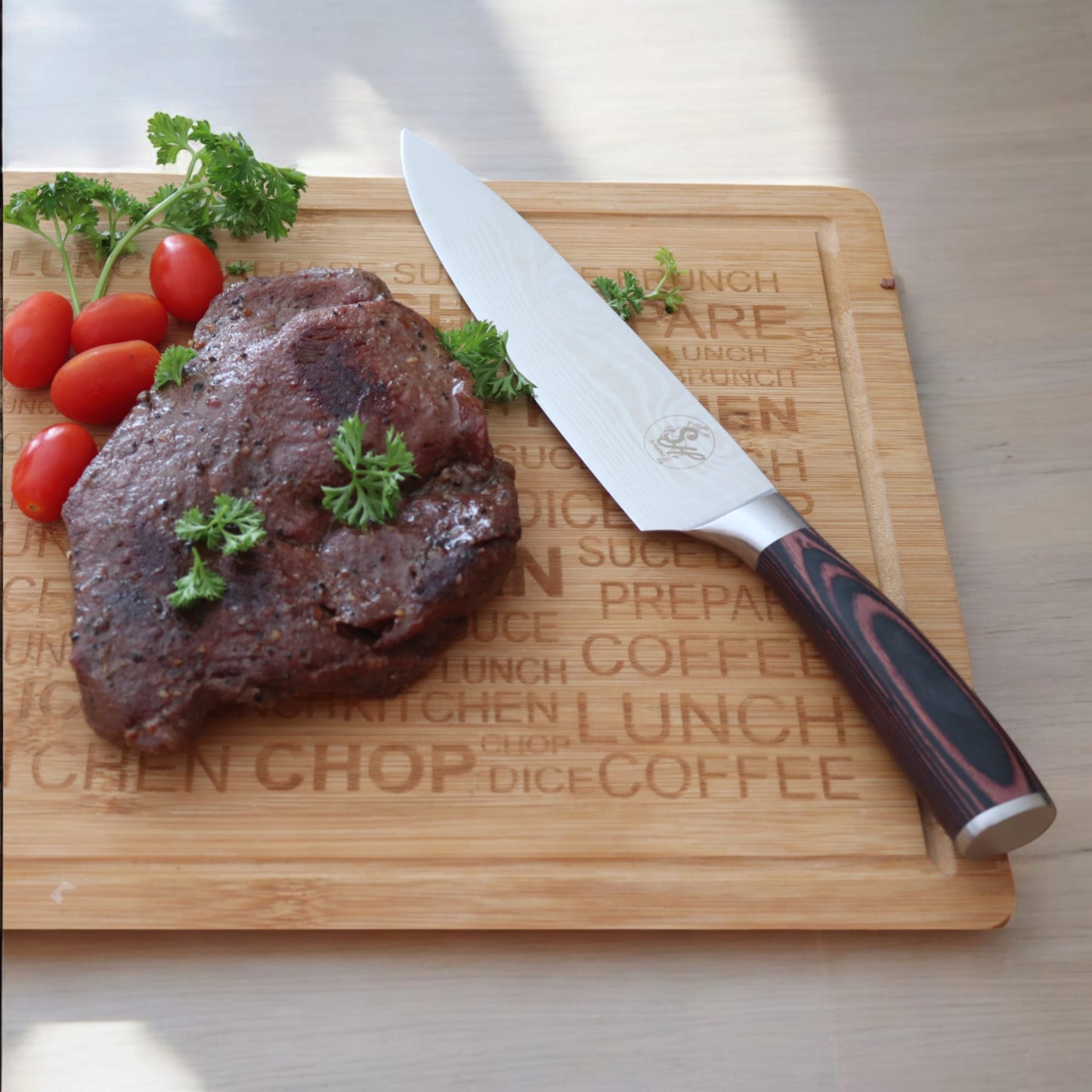 Kochmesser S-Hunter Serie by S-HubOla, Profi Küchenmesser, Messer, Chefmesser ,Allzweckmesser