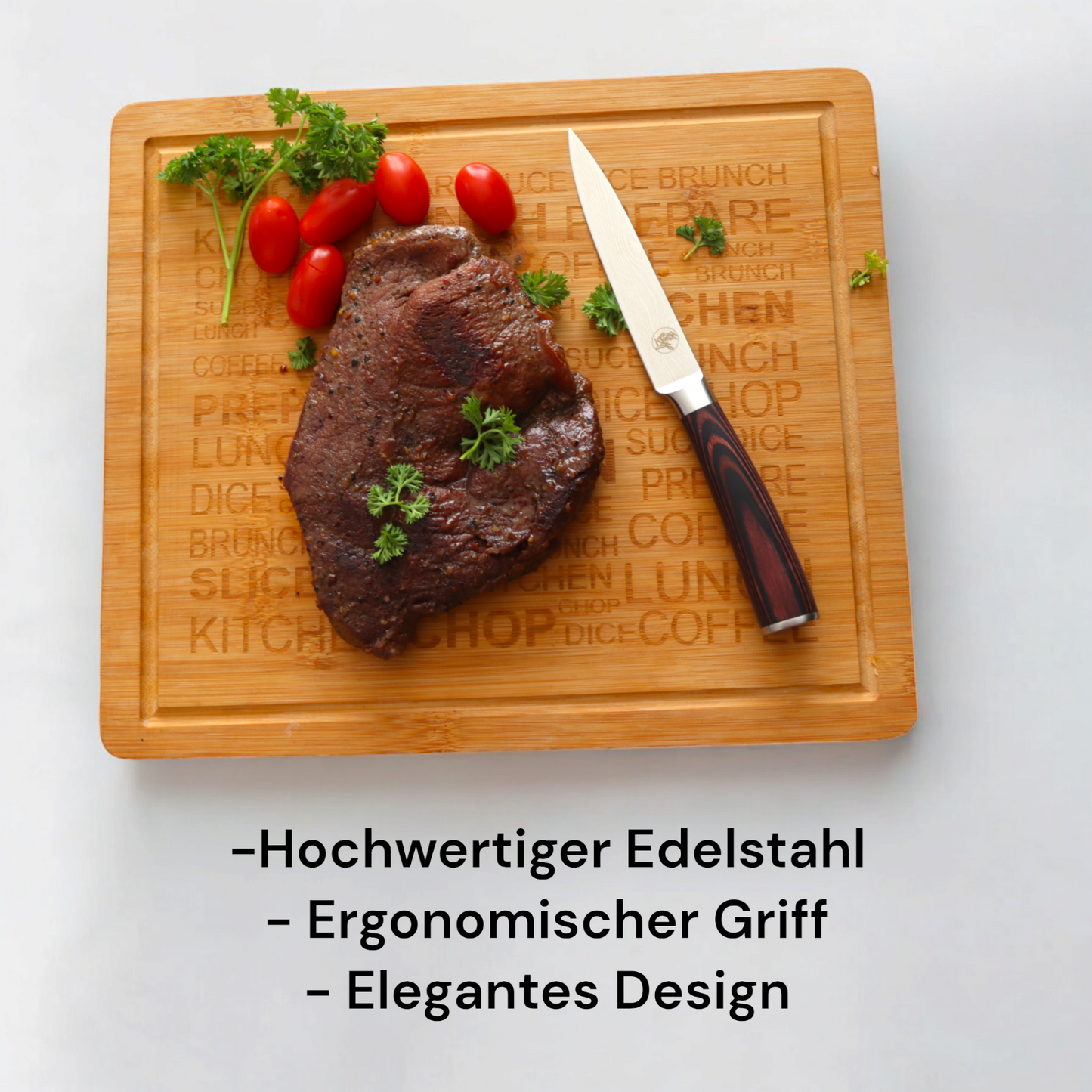 Kochmesser Allzweckmesser Messer 13cm Scharf Küchenmesser S-Hunter by S-HubOla