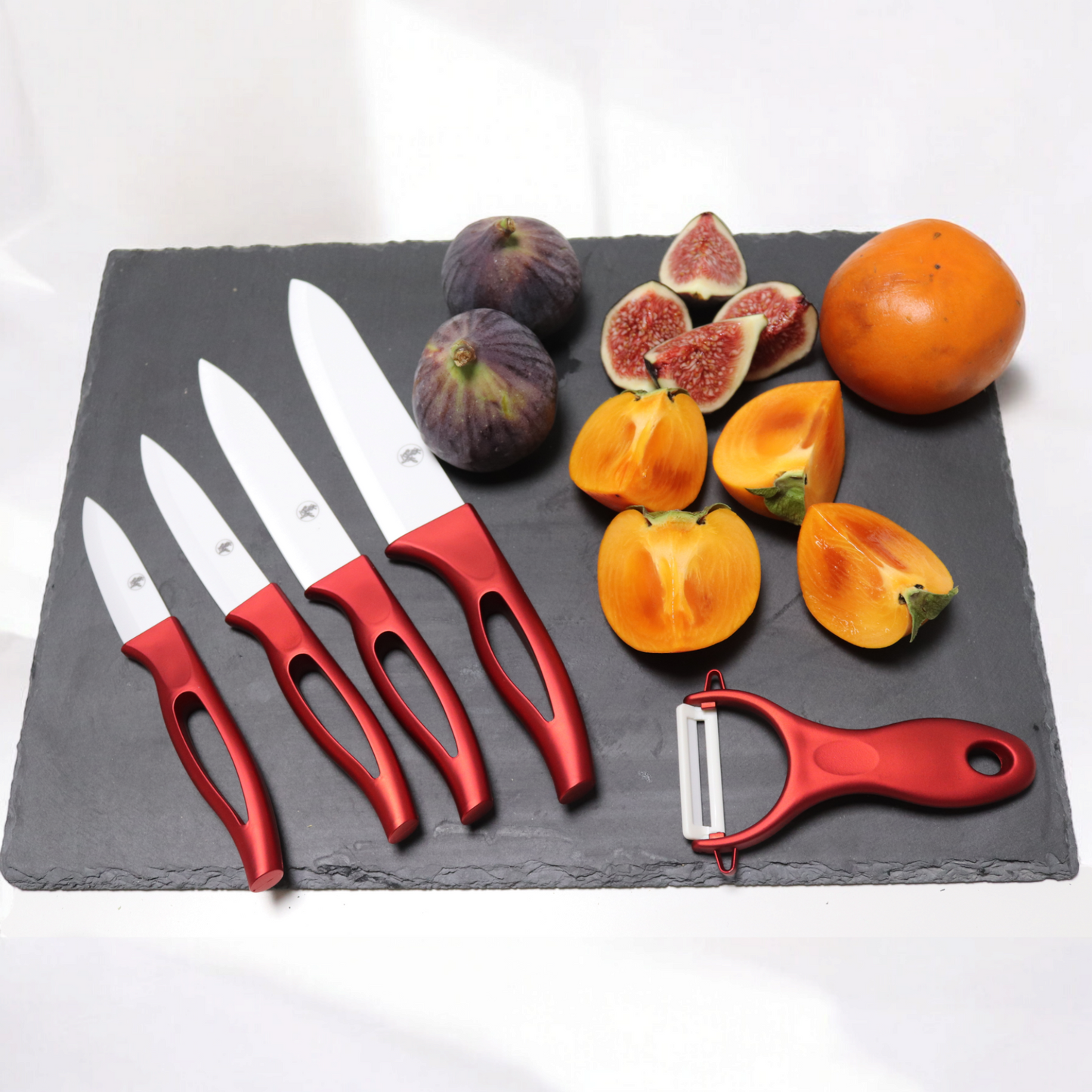 Keramik Messer Set 5Tlg. Kochmesser Allzweck Profi Scharf Küchenmesser