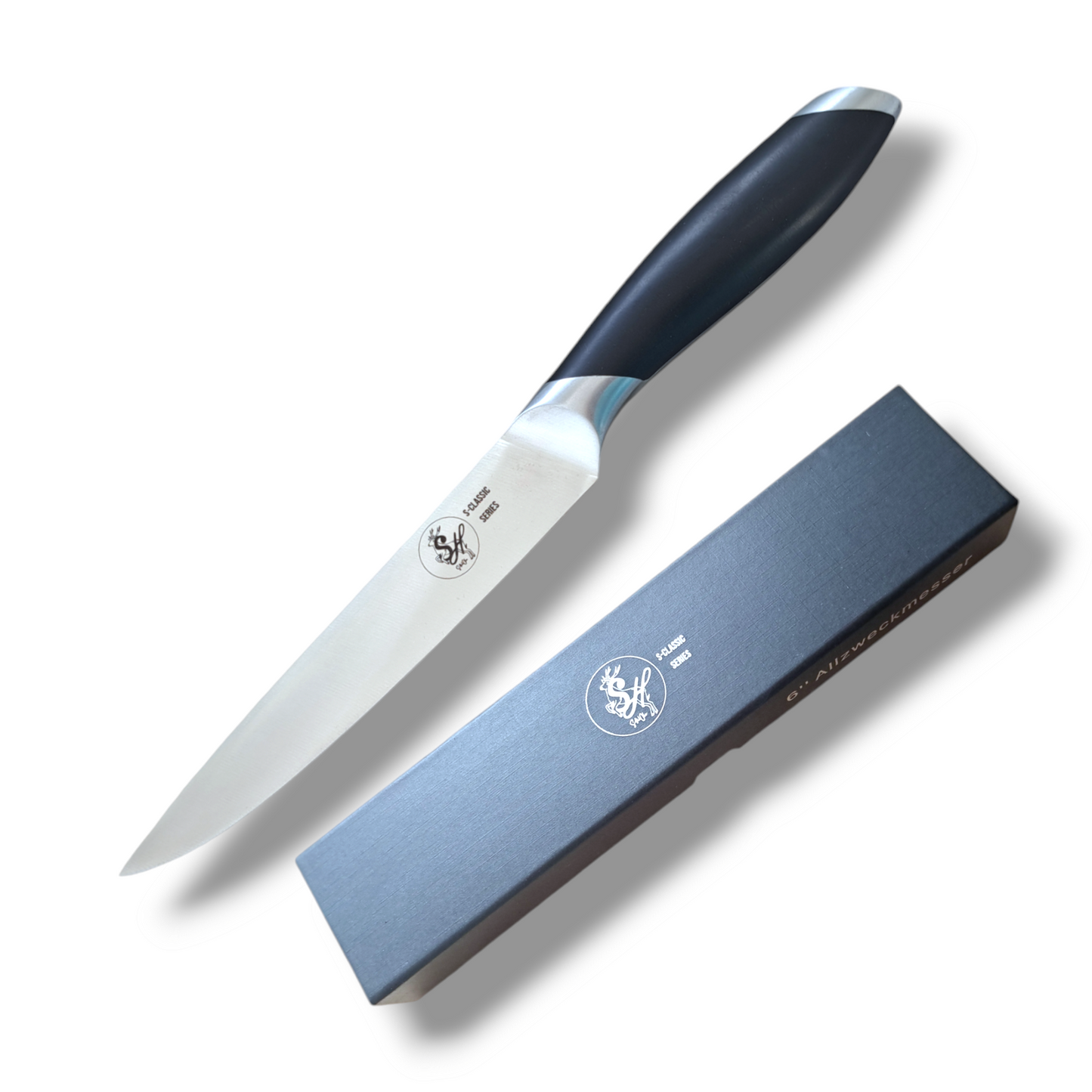 Kochmesser, 15cm Klinge Küchenmesser ,Messer / Allzweckmesser S-Classic Serie by S-HubOla