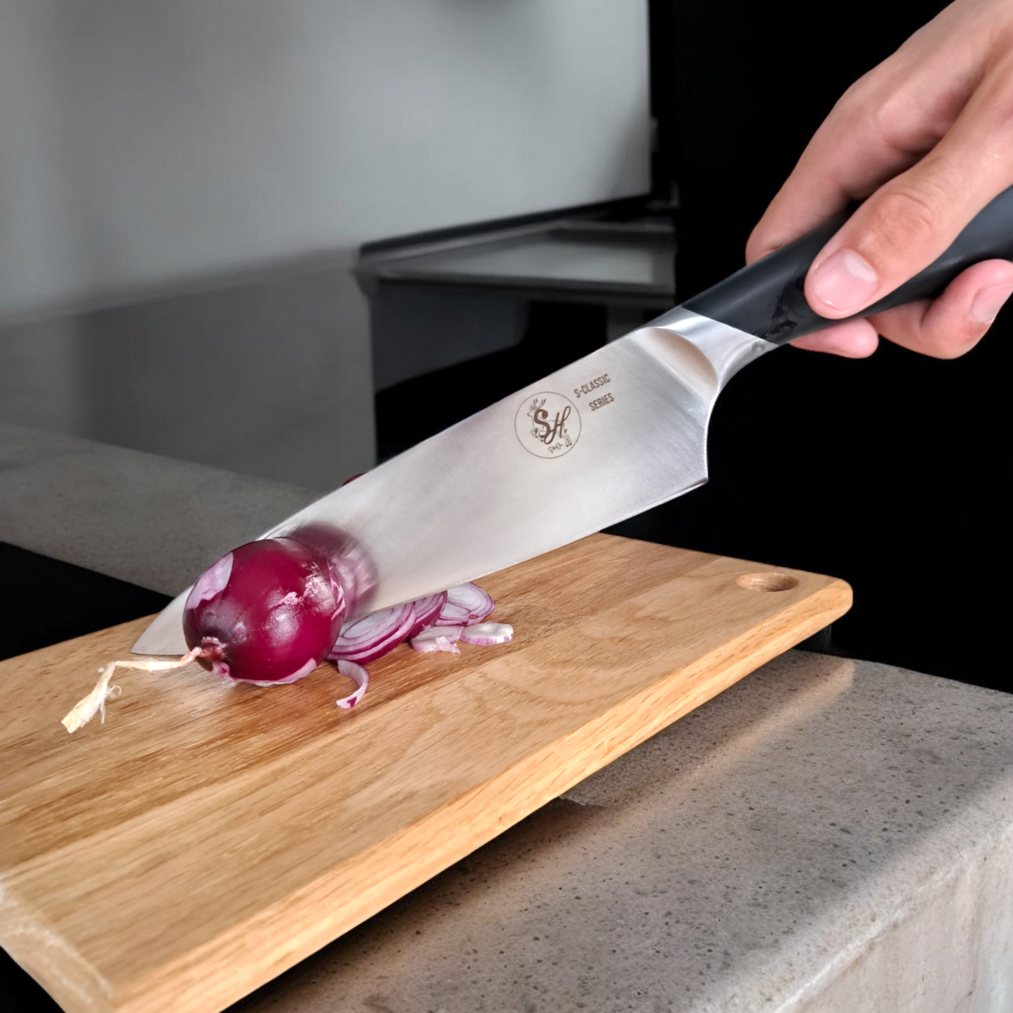 Kochmesser S-Classic Serie by S-HubOla, Profi Küchenmesser Messer, Chefmesser, Allzweckmesser