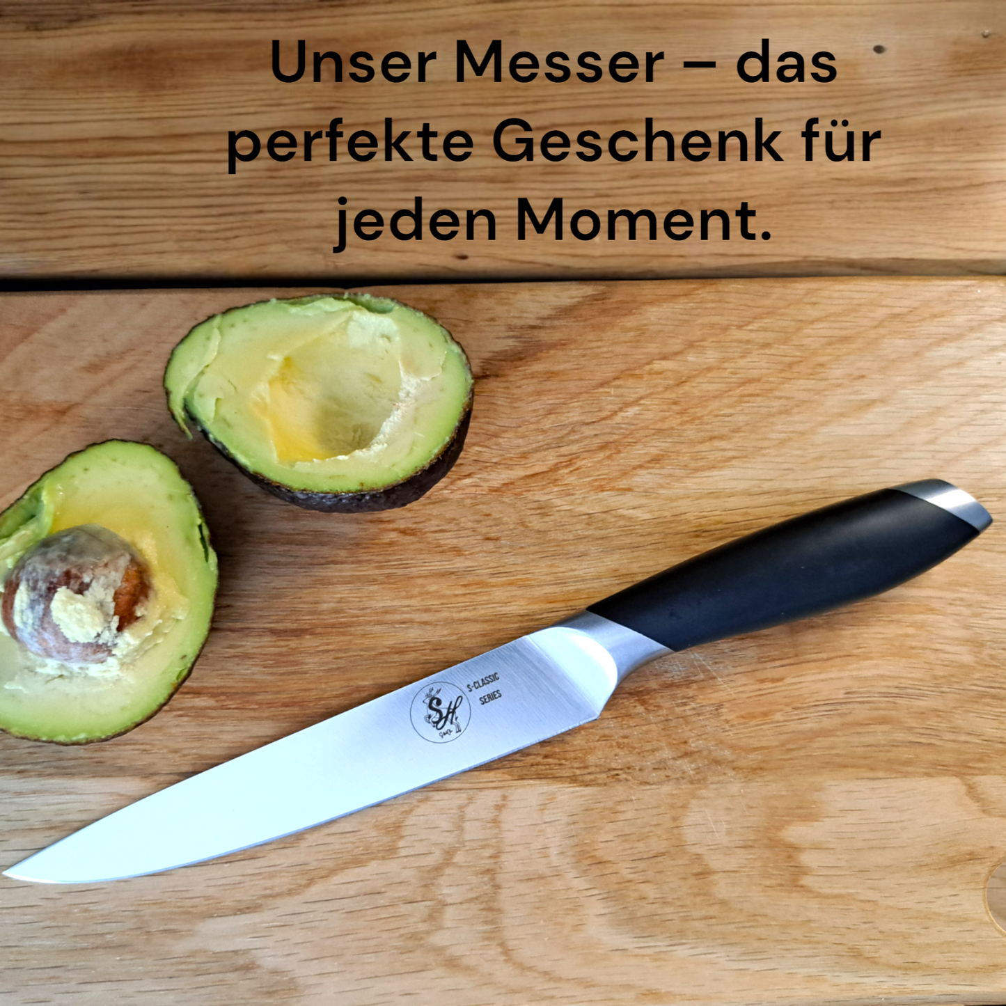 Kochmesser, 15cm Klinge Küchenmesser ,Messer / Allzweckmesser S-Classic Serie by S-HubOla