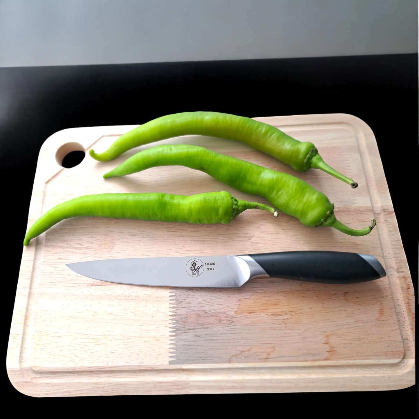 Kochmesser, 15cm Klinge Küchenmesser ,Messer / Allzweckmesser S-Classic Serie by S-HubOla