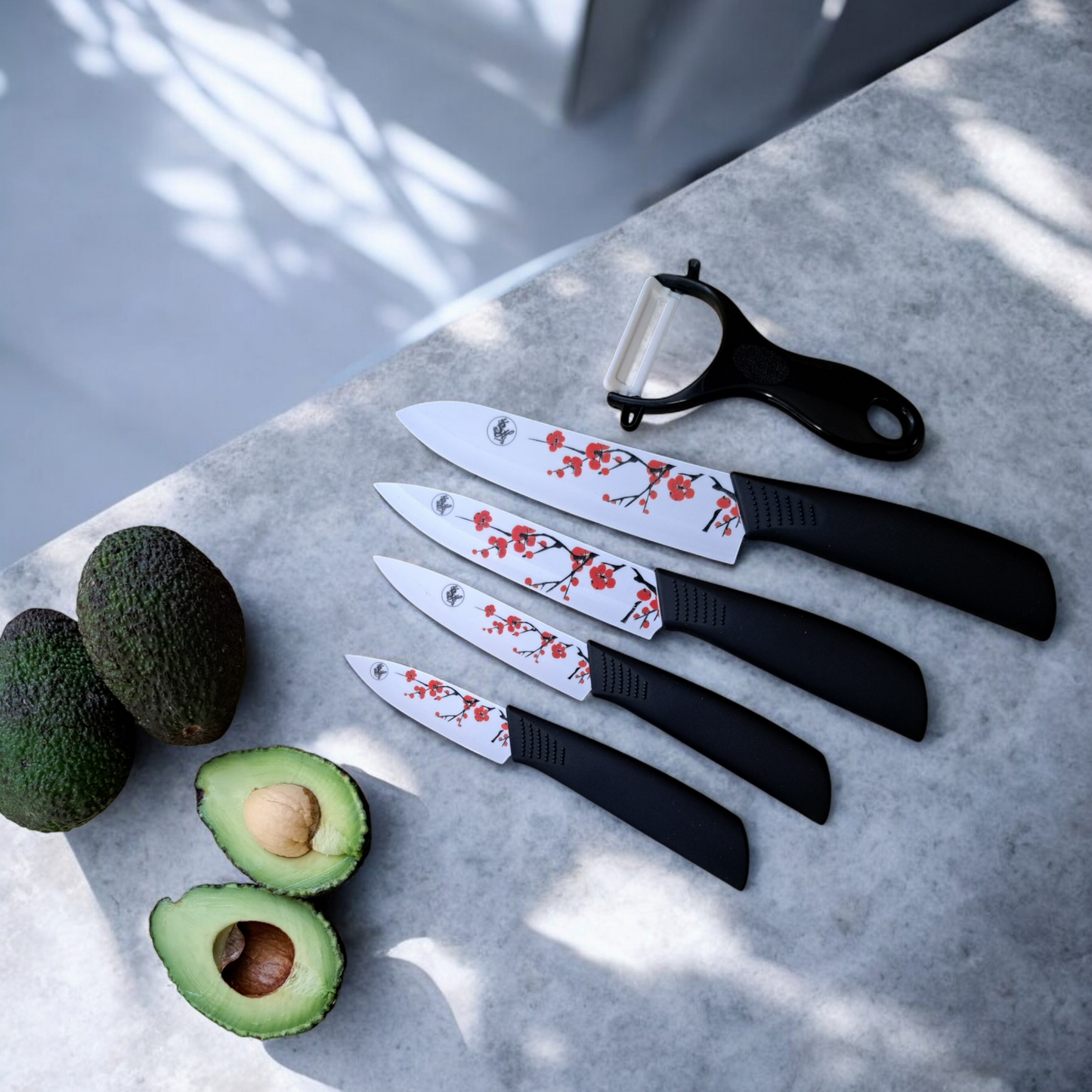 Keramik Messerset AmetSt Serie Kochmesser Allzweck Scharf Küchenmesser