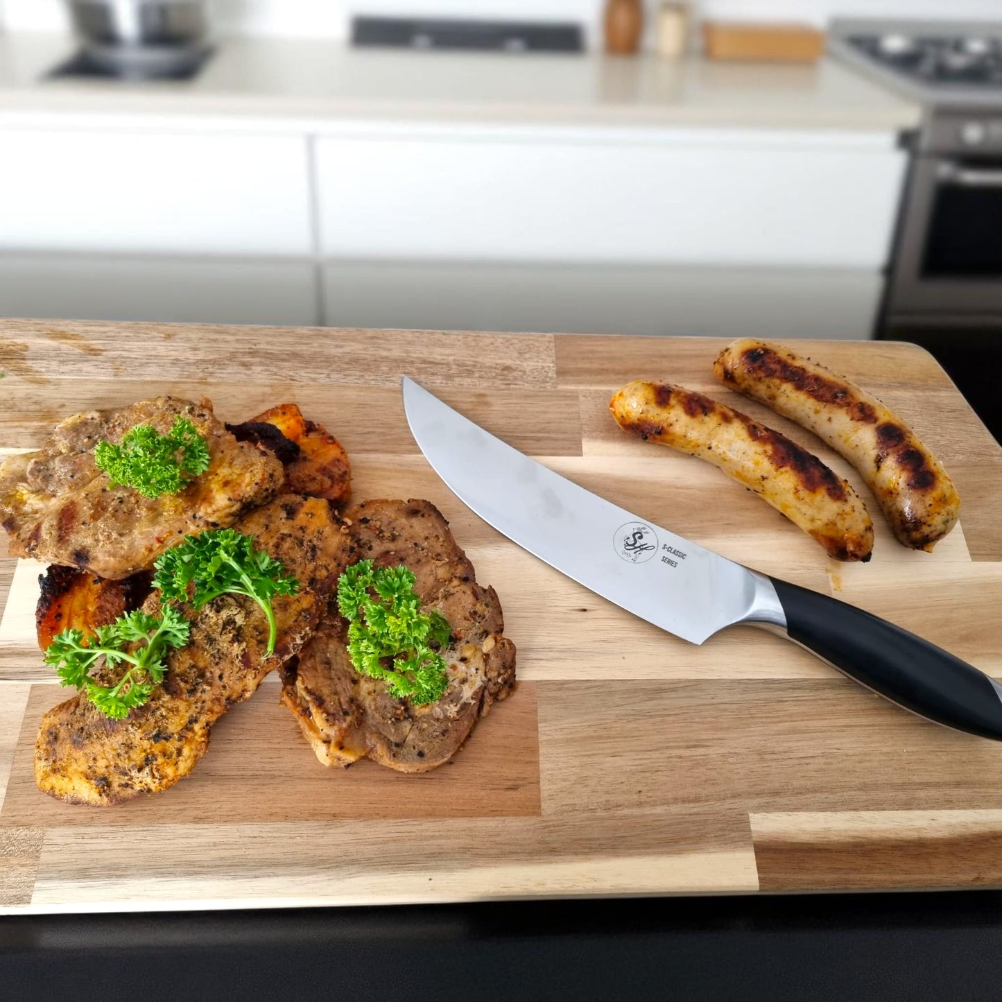 Usbekisches Kochmesser Pchak Pichak S-Classic Serie by S-HubOla Küchenmesser